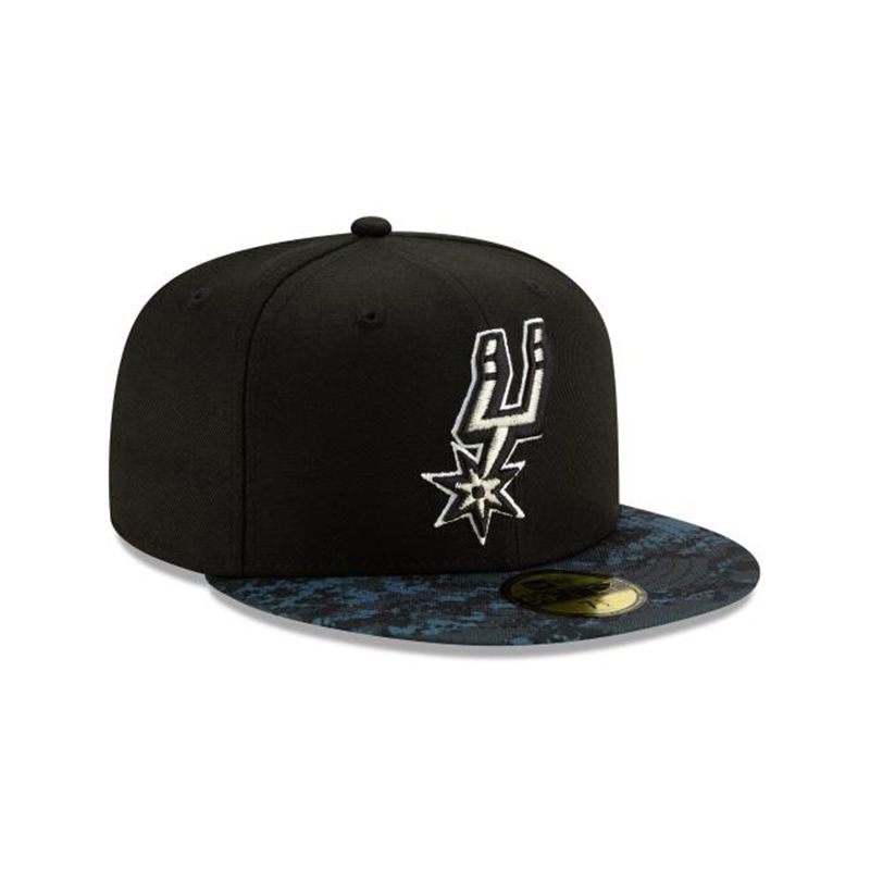 NBA San Antonio Spurs 2019 Authentics City Series 59Fifty Fitted (BVY7045) - Black New Era Caps